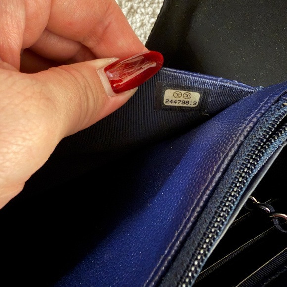 CHANEL Classic Navy Caviar WOC - Picture 15 of 15
